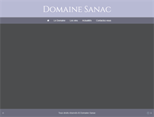 Tablet Screenshot of domainesanac.com